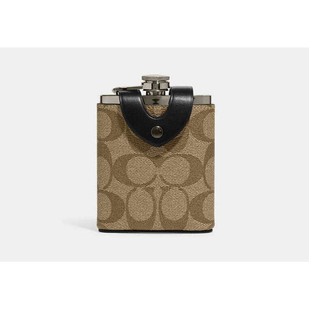 Coach Flask In Signature Canvas
